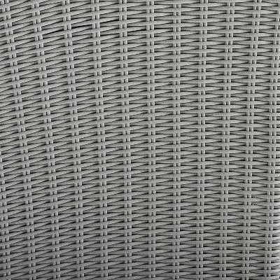 Bradenton 7pc Outdoor Wicker Sofa And Arm Chair Seating Set With Coffee Table, Side Table And 2 Ottomans - Navy/Gray - Crosley 5 Bradenton 7pc Outdoor Wicker Sofa And Arm Chair Seating Set With Coffee Table, Side Table And 2 Ottomans - Navy/Gray - Crosley - Image 5