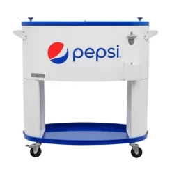 Permasteel 80qt Pepsi Oval Sporty Outdoor Cooler Cart -Quality Garden Outdoor Store GUEST a8117358 15a4 4c98 b92d 053a4680226e