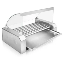 Olde Midway Electric Hot Dog Roller Grill Cooker With Glass Cover, Commercial Grade Machine -Quality Garden Outdoor Store GUEST a85a9cb4 bdbe 456e 805e 8cf98a22c1df