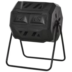 Outsunny Tumbling Compost Bin Outdoor 360° Dual Chamber Rotating Composter 43 Gallon -Quality Garden Outdoor Store GUEST a8f34664 16d5 49a0 8821 b30b32982e92