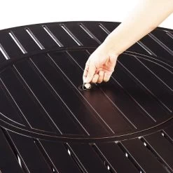 Oakland Living 5pc Deep Seating Aluminum Outdoor Patio Fire Pit Dining Set With Stripe Pattern Fire Table Copper/Gray -Quality Garden Outdoor Store GUEST a9753cfb 6a27 4546 a592 b97b2e8cb7c4