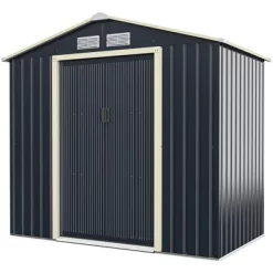 Costway Metal Storage Shed For Garden And Tools W/Sliding Double Lockable Doors 13 Costway Metal Storage Shed For Garden And Tools W/Sliding Double Lockable Doors -Quality Garden Outdoor Store GUEST a9c65e45 4c15 445d 91f8 d5f41943d1c8