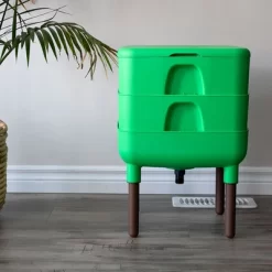 FCMP Outdoor The Essential Living Worm Composter 6 Gallon Resin Composting Bin System Indoor Modern Compost Storage W/2 Trays For Garden & Home -Quality Garden Outdoor Store GUEST a9ea386c 22d1 4dcb 98ad 5a088a6dc4ce