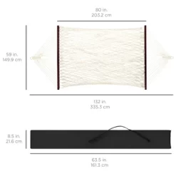 Best Choice Products 2-Person Woven Cotton Rope Double Hammock For Backyard W/ Spreader Bars, Carrying Case 11 Best Choice Products 2-Person Woven Cotton Rope Double Hammock For Backyard W/ Spreader Bars, Carrying Case -Quality Garden Outdoor Store GUEST aa146a91 b0f7 4922 9016 2b08ff1cc20c