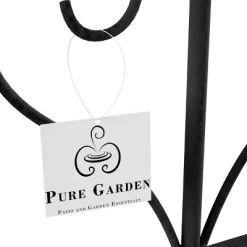 Garden Trellis - Set Of 2 Metal Panels With Decorative Scrolls - Fencing For Climbing Vines, Roses, Potted Plants, And Flowers By Pure Garden (Black) -Quality Garden Outdoor Store GUEST aa37235b 4ea5 46a5 91b4 b9ad3dad2e97