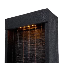 Teamson Home Athena 38 Inch Outdoor Solar Fountain With LED Lights -Quality Garden Outdoor Store GUEST ac68077c 9a25 4b65 8e6e 9a54b27d1b7b