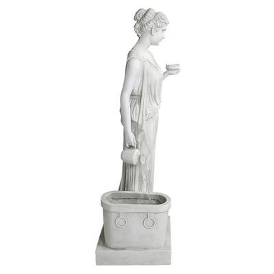 Design Toscano Hebe, Goddess Of Youth Garden Fountain - Off-White 3 Design Toscano Hebe, Goddess Of Youth Garden Fountain - Off-White - Image 3