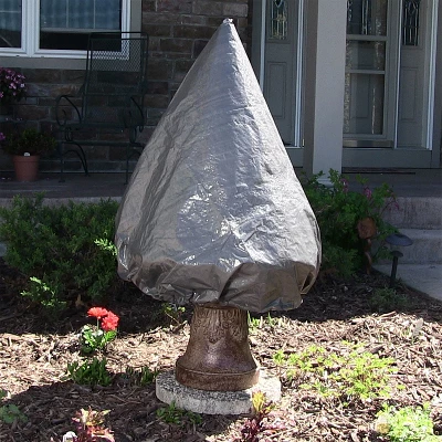 Sunnydaze Decor Sunnydaze Outdoor Weather-Resistant Medium Tiered Water Fountain Feature Protective Cover - Gray 1 Sunnydaze Decor Sunnydaze Outdoor Weather-Resistant Medium Tiered Water Fountain Feature Protective Cover - Gray