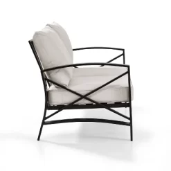 Kaplan Outdoor Metal Loveseat - Oatmeal/Bronze - Crosley 12 Kaplan Outdoor Metal Loveseat - Oatmeal/Bronze - Crosley -Quality Garden Outdoor Store GUEST afbb4056 f387 4706 859e b3e2e82a00c5