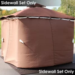 Sunnydaze Decor Sunnydaze Outdoor Gazebo 4-Piece Polyester Fabric Privacy Sidewall Set For 10' X 10' Gazebo - 80" H X 103" W 11 Sunnydaze Decor Sunnydaze Outdoor Gazebo 4-Piece Polyester Fabric Privacy Sidewall Set For 10' X 10' Gazebo - 80" H X 103" W -Quality Garden Outdoor Store GUEST afd1c61b 3cc7 4b4f 8f17 83fc398e50b0
