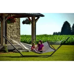 Vivere 15ft 3-Beam Steel Hammock Stand -Quality Garden Outdoor Store GUEST b01e2b48 e200 46ad 8577 3e7bb163f62c