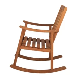 Perry Classic Slat-Back Acacia Wood Patio Outdoor Rocking Chair - JONATHAN Y 10 Perry Classic Slat-Back Acacia Wood Patio Outdoor Rocking Chair - JONATHAN Y -Quality Garden Outdoor Store GUEST b14bb527 3501 401b 901c 8e393708c84a