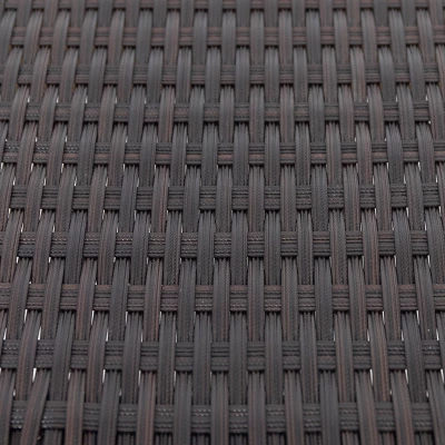 Cambria Outdoor 3 Seater Wicker Bench - Teak/Brown - Christopher Knight Home 4 Cambria Outdoor 3 Seater Wicker Bench - Teak/Brown - Christopher Knight Home - Image 4