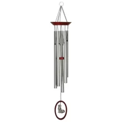 Woodstock Wind Chimes Signature Collection, Wind Fantasy Chime, 24'' Silver Wind Chime -Quality Garden Outdoor Store GUEST b2ca6d34 aa81 48b5 afc2 7d1a69abc1e4