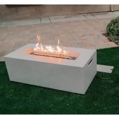 Kante 42" Rectangular Concrete & Metal Outdoor Propane Gas Modern Smokeless Fire Pit Table - Light Gray - Rosemead Home & Garden, Inc. 8 Kante 42" Rectangular Concrete & Metal Outdoor Propane Gas Modern Smokeless Fire Pit Table - Light Gray - Rosemead Home & Garden, Inc. -Quality Garden Outdoor Store GUEST b3d16b87 a911 42fa bf12 6292b5a25b72