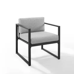 Hamilton Outdoor Metal 4 Piece Conversation Set - Matte Black - Crosley 14 Hamilton Outdoor Metal 4 Piece Conversation Set - Matte Black - Crosley -Quality Garden Outdoor Store GUEST b49aeacd 04c1 49b2 a6e7 406088e91dd2