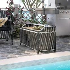 2pc Maksville Aluminum Patio Loveseat & Storage Bench - MiBasics 23 2pc Maksville Aluminum Patio Loveseat & Storage Bench - MiBasics -Quality Garden Outdoor Store GUEST b4aa0233 568c 48bd 91ef 2f8ad1c66b5e