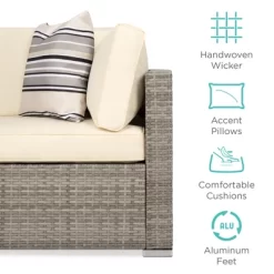 Best Choice Products 7-Piece Modular Outdoor Conversational Furniture Set, Wicker Sectional Sofas W/ Cover -Quality Garden Outdoor Store GUEST b4dbe300 ddb5 404f a8f9 63af0bd6988b