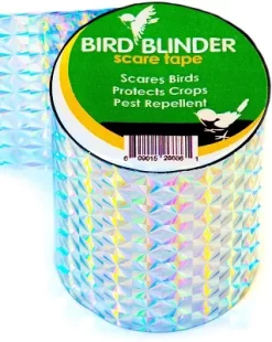 BIRD BLINDER The Original Bird Repellent Scare Tape 147Ft X 2In, Silver -Quality Garden Outdoor Store GUEST b6f723f8 c4a3 4acb ba2f 4c50b55566ae