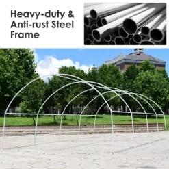 Costway 10'X6.5'X20' Walk-in Greenhouse Backyard Grow Tents Steel Frame 8 Windows -Quality Garden Outdoor Store GUEST b843c5eb f480 4713 a702 774b78d86adb
