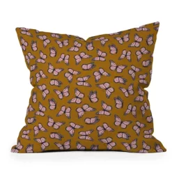 Little Arrow Design Co. Monarch Butterflies Outdoor Throw Pillow Pink/Brown - Deny Designs -Quality Garden Outdoor Store GUEST ba6c7059 df1b 4e72 b6c9 87555734c5b0