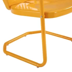 Griffith Metal Chair Tangerine - Crosley -Quality Garden Outdoor Store GUEST bc098481 2fbb 4b78 be74 d299db294f29