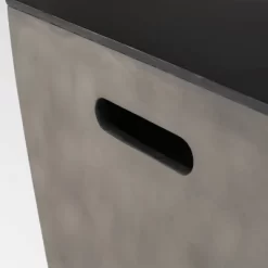 Adio Rectangular 56" Light Weight Concrete Gas Fire Pit With Tank Holder Light Gray - Christopher Knight Home -Quality Garden Outdoor Store GUEST bc5818e5 fb59 4503 bd93 fb908cdbdda7