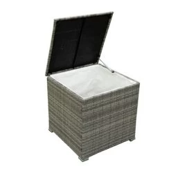 4pc Wicker Patio Sectional Seating Set With Cushions - Gray/Beige - GODEER -Quality Garden Outdoor Store GUEST be3f7592 f0a2 4c74 b29e c1fe35167a75