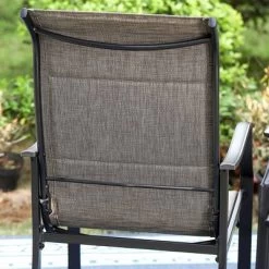 7pc Patio Dining Set With Rectangle Table With 2.6" Umbrella Hole & Sling Arm Chairs - Captiva Designs 11 7pc Patio Dining Set With Rectangle Table With 2.6" Umbrella Hole & Sling Arm Chairs - Captiva Designs -Quality Garden Outdoor Store GUEST be54fa6b daa8 4e46 b99a 364507cedbbf