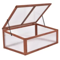 Costway Garden Portable Wooden Green House Cold Frame Raised Plants Bed Protection -Quality Garden Outdoor Store GUEST bebc5834 d780 46dc 872e ff0492105b10