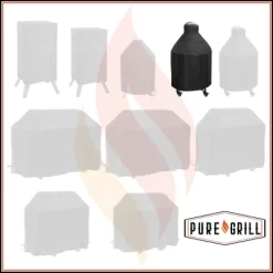 Pure Grill 27-Inch Ceramic Grill Cover For All Large Kamado Charcoal BBQ Grill Brands, Universal Fit Cover - 35" Dia X 45" H -Quality Garden Outdoor Store GUEST befabc2e 7dcf 4cb3 a1eb b89d82884e2f