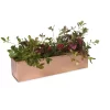 Gardener's Supply Company Tall Rectangular Copper Plant Tray | 18" X 5" X 4" For Plant Flower Succulent Display