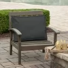 19" X 24" X 8" ProFoam Outdoor Plush Deep Seat Back Cushion Slate Gray - Arden Selections