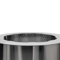 US Stove Company 31-Inch Modern Style Smokeless Round Stainless Steel Wood Burning Portable Fire Pit With Patented Burner & Ash Shovel, Silver -Quality Garden Outdoor Store GUEST c3f8b4ef d1ef 4a62 8ef4 dc6f5a470197