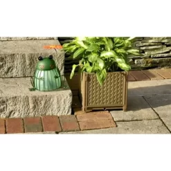 Ultimate Innovations 9.84" Wide 47pc Square Self-Watering Tower With Trellis