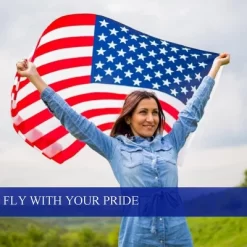 Costway 3'x5' FT Sewn Stripes Embroidered Stars Brass Grommets USA US U.S. American Flag -Quality Garden Outdoor Store GUEST c5395235 d74b 429f afc4 373b91ec2fcb