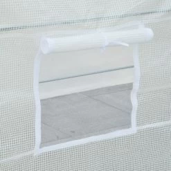 Outsunny 20' X 10' X 7' Large Walk-in Greenhouse, Steel Frame, PE Cover, 2 Doors, Outdoor Tunnel Hoop Hot House Kit, White -Quality Garden Outdoor Store GUEST c6040ee5 c24c 4785 bf59 2c550d927929