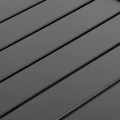 5pc Outdoor Dining Set With Sling Chairs & Metal Round Table With Umbrella Hole - Black - Captiva Designs -Quality Garden Outdoor Store GUEST c63c3e9d 024b 4389 868b 144a172e2914