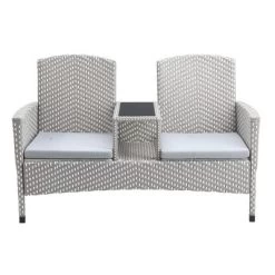 2pc Maksville Aluminum Patio Loveseat & Storage Bench - MiBasics 33 2pc Maksville Aluminum Patio Loveseat & Storage Bench - MiBasics -Quality Garden Outdoor Store GUEST c78b4914 8335 49b9 9b4a 46f0260c0d11