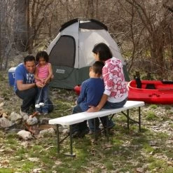 Folding Bench White Granite - Lifetime -Quality Garden Outdoor Store GUEST c985dd8e 0ba3 4dec aa5a d3ee521b1ab2