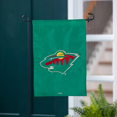 Evergreen NHL Minnesota Wild Garden Applique Flag 12.5 X 18 Inches Indoor Outdoor Decor 1 Evergreen NHL Minnesota Wild Garden Applique Flag 12.5 X 18 Inches Indoor Outdoor Decor