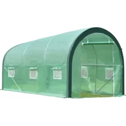 Aoodor 12ft. X 7ft. X 7ft. Outdoor Walk-in Large Tunnel Greenhouse 2 Roll-Up Zipper Door -Quality Garden Outdoor Store GUEST cac39f28 6085 4de2 91f8 63d2d7a822e2