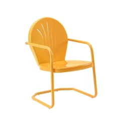 Griffith Metal Chair Tangerine - Crosley -Quality Garden Outdoor Store GUEST cb010019 72ac 4333 a767 48523a196a7c