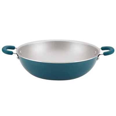Rachael Ray Create Delicious 14.3" Aluminum Nonstick Wok 4 Rachael Ray Create Delicious 14.3" Aluminum Nonstick Wok - Image 4