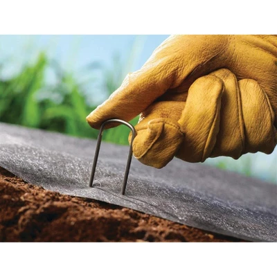 DeWitt Company 8 X 2 X 8 Inch 11 Gauge Galvanized Steel Anchor Pins, Great For Landscape Fabrics And Drip Irrigation Tubing, Bulk Package Of 1000 2 DeWitt Company 8 X 2 X 8 Inch 11 Gauge Galvanized Steel Anchor Pins, Great For Landscape Fabrics And Drip Irrigation Tubing, Bulk Package Of 1000 - Image 2