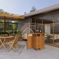 Patio Bar Table Teak - Olivia & May -Quality Garden Outdoor Store GUEST cd9f0ea9 45f2 401f b04e 833c92c31133