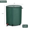 Costway 53 Gallon Portable Rain Barrel Water Collector Collapsible Tank W/Spigot Filter