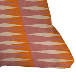 Mirimo GeoTribe South Outdoor Throw Pillow Red - Deny Designs