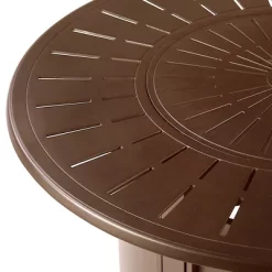 44" Round 55000 BTUs Aluminum Propane Fire Pit Table With Two Covers - Oakland Living -Quality Garden Outdoor Store GUEST d04a721c 9919 469d b173 c234a2627f50