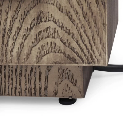 Wellington 48" Rectangular Iron Gas Fire Pit With Tank Holder - Brown - Christopher Knight Home 5 Wellington 48" Rectangular Iron Gas Fire Pit With Tank Holder - Brown - Christopher Knight Home - Image 5